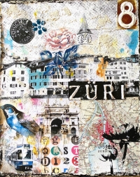 Marion Duschletta: Zürich Collage Spring Colors ZH4210