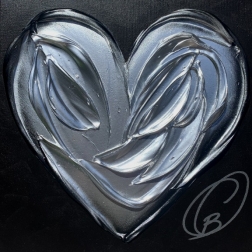 Cynthia Coulombe-Bégin: Silver Heart No 4