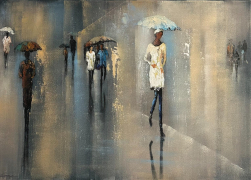 Soraya Louyeh: Rainy day in the City