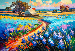 Katharina Husslein: Blue Bonnets calling you Home