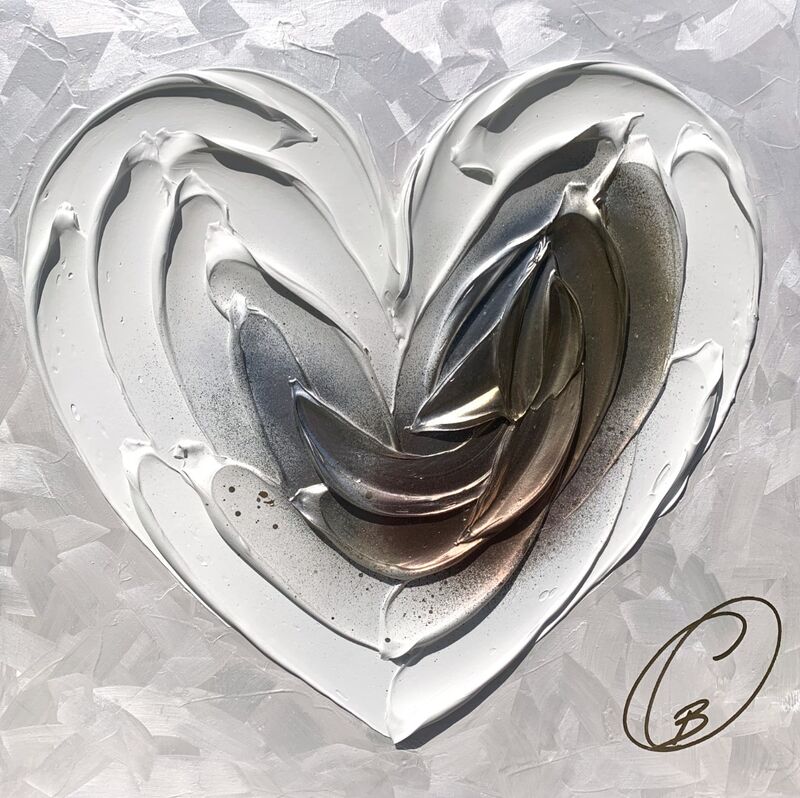 Le Coeur Cristal No 4 – Cynthia Coulombe-Bégin, Acrylic on canvas