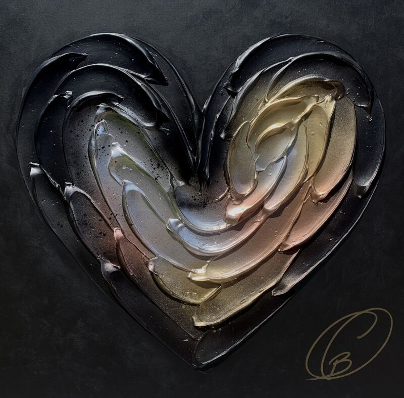 Le Coeur Happy Spirit No 5 – Cynthia Coulombe-Bégin, Acrylic on canvas