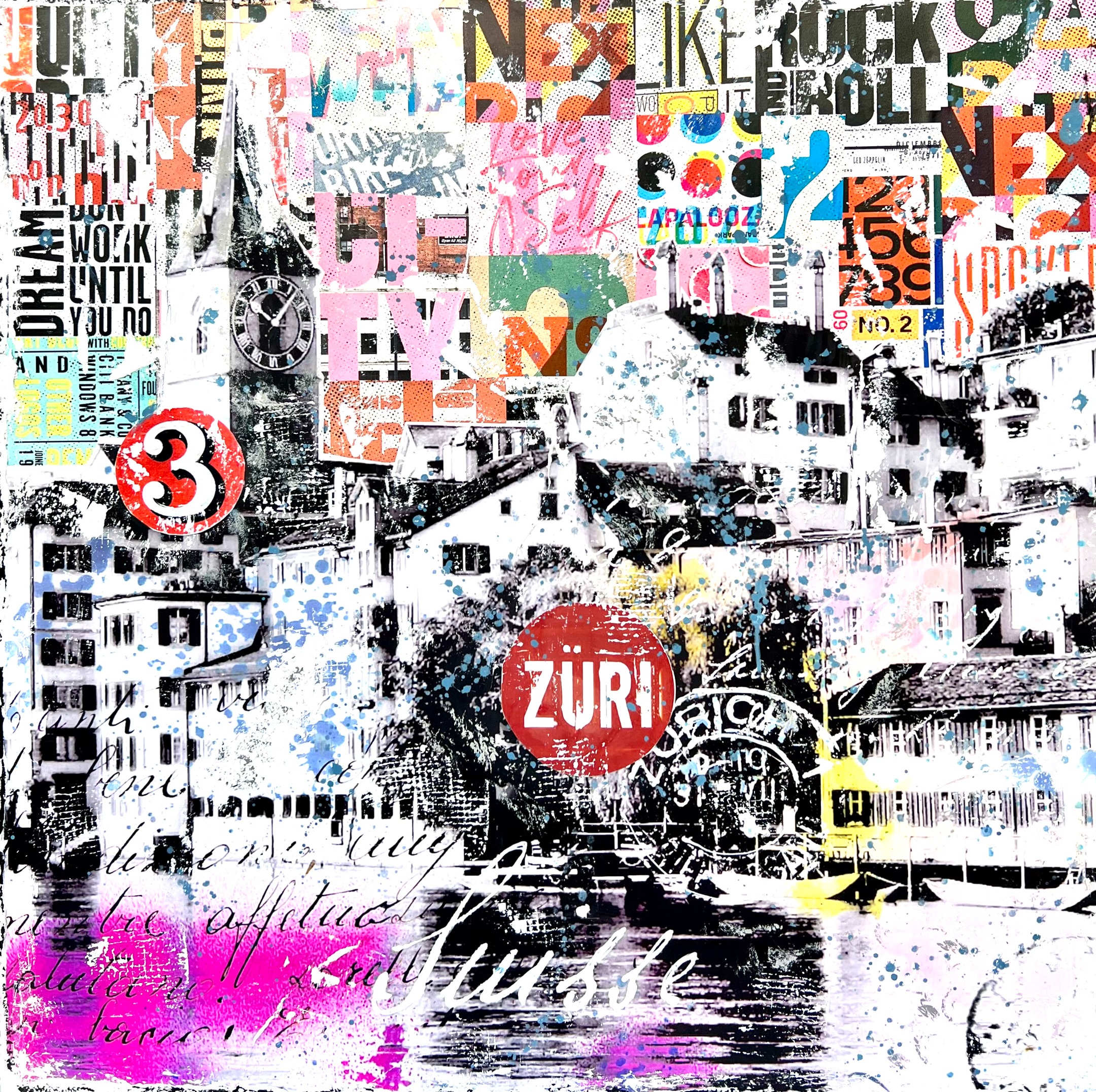 Marion Duschletta: Zürich Collage 4228