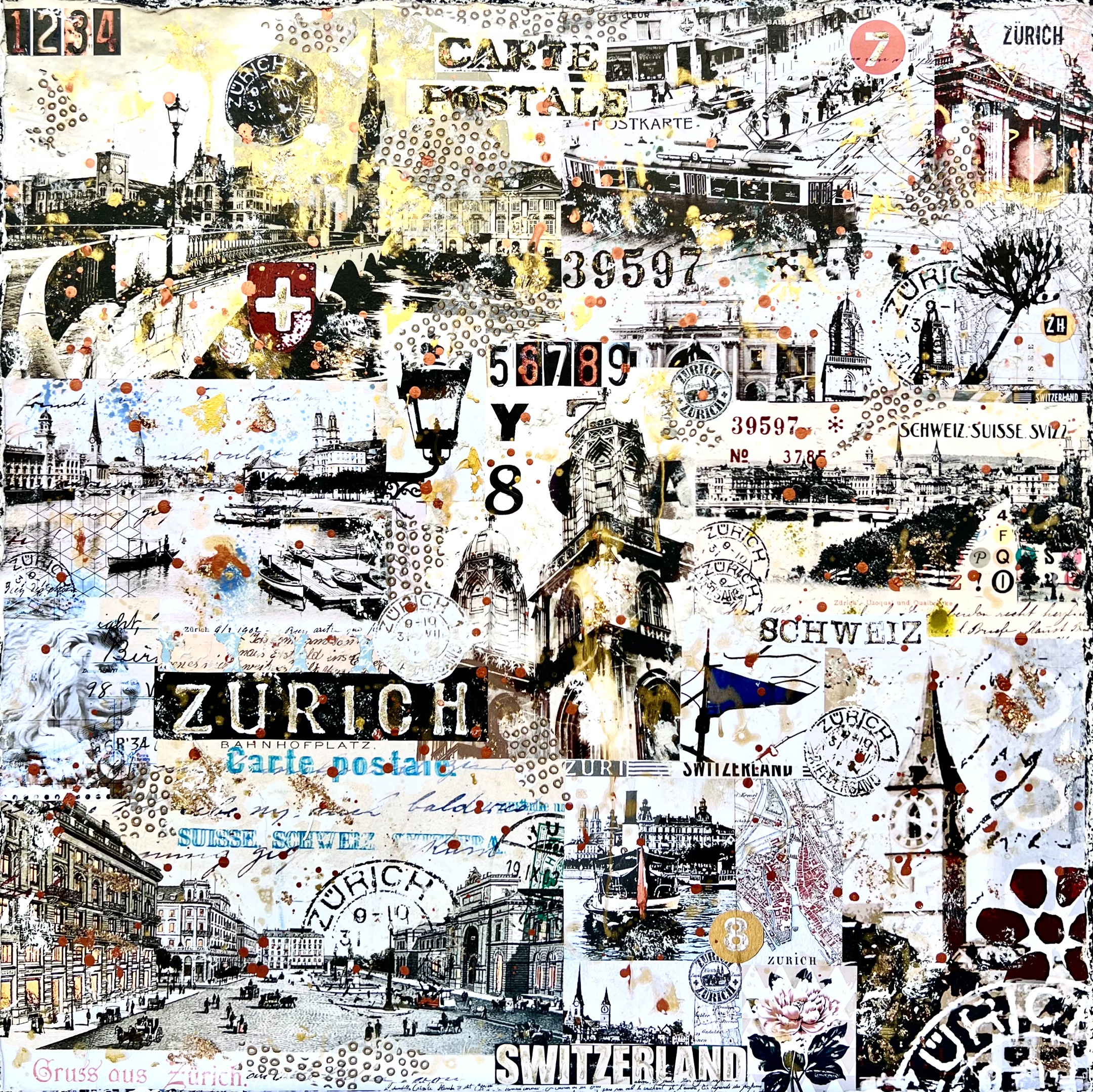 Marion Duschletta: Zürich Collage 4229