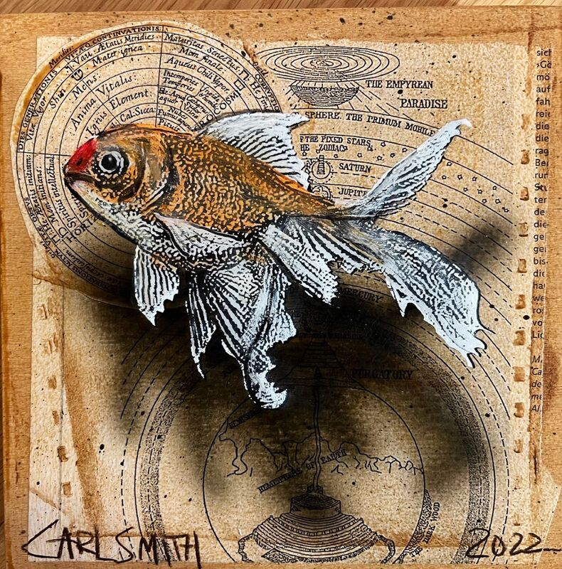 Empyreum – Carl Smith, Mixed Media on Wood, Resin