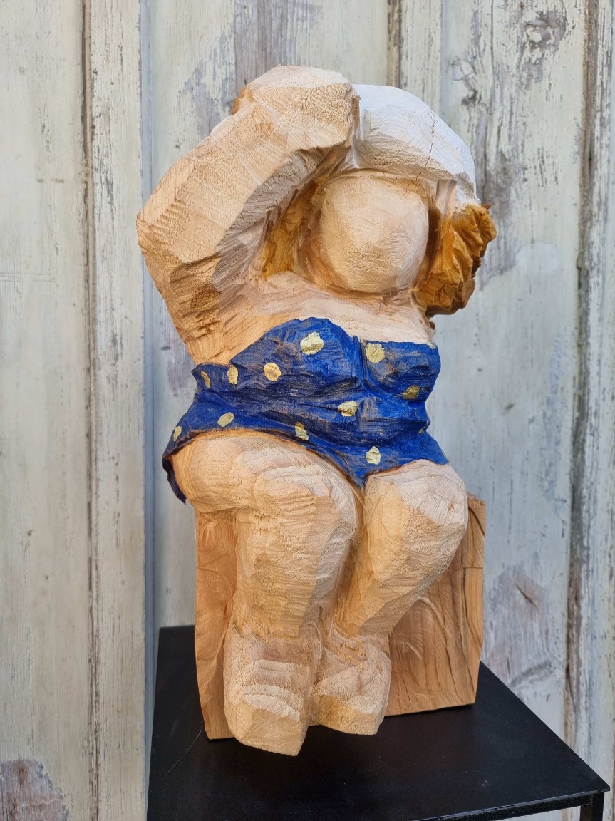 Badende in Ultramarine – Karin Hofer