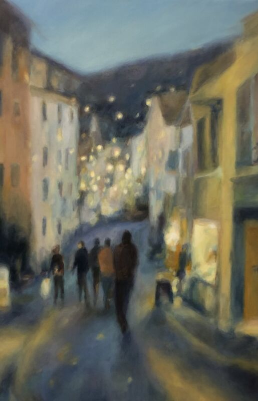 Obere Halde – Tanja Binder, Öl auf Leinwand