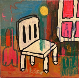 Valerie Etitinwo: White Chair