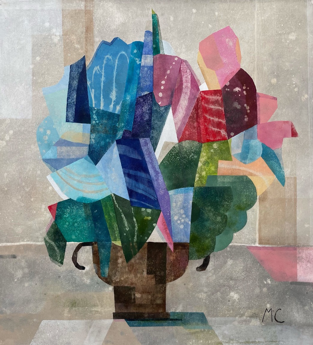 Cornflowers and Anemones – Maria C.Bernhardsson