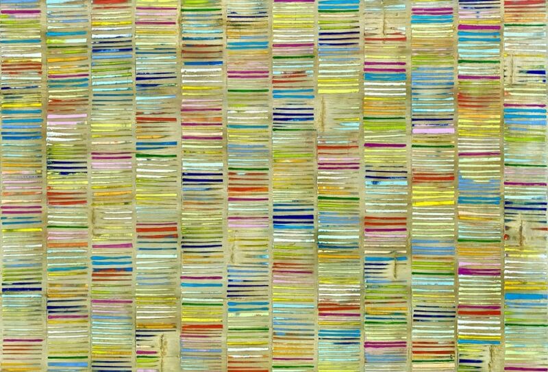 Beige Happy – Petra Rös-Nickel, Oil on canvas
