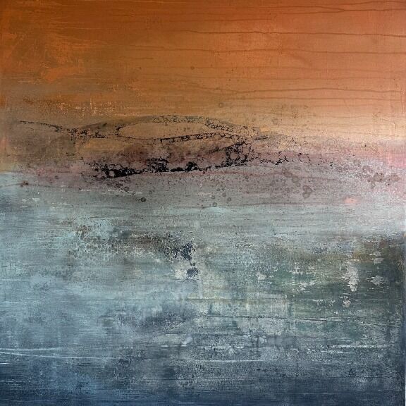 Ochre Daylight – Evelyn Dönicke, Acryl auf Leinwand
