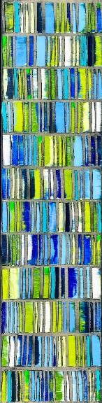 Be Happy Green – Petra Rös-Nickel, Oil on canvas