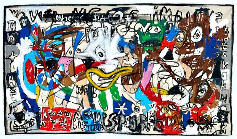 Phantasmagoria – Jonas Fisch, Acrylic on canvas
