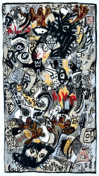The Hive Mind – Jonas Fisch, Acrylic on canvas