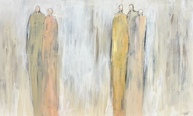 Reflections – Edith Konrad, Mixed Media on Canvas