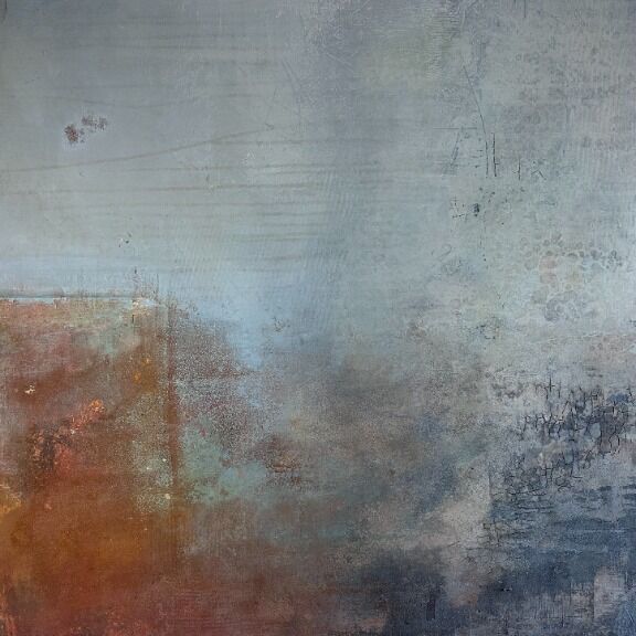 Spur vom Jetzt – Evelyn Dönicke, Acryl auf Leinwand