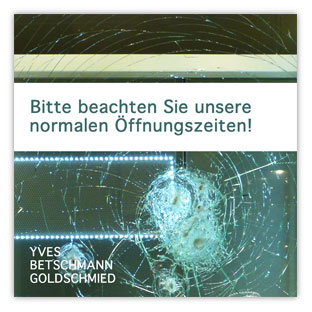 Bitte Öffnungszeiten beachten! 001 – Hartmut Kaiser