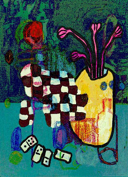 Valerie Etitinwo: Vase on the table