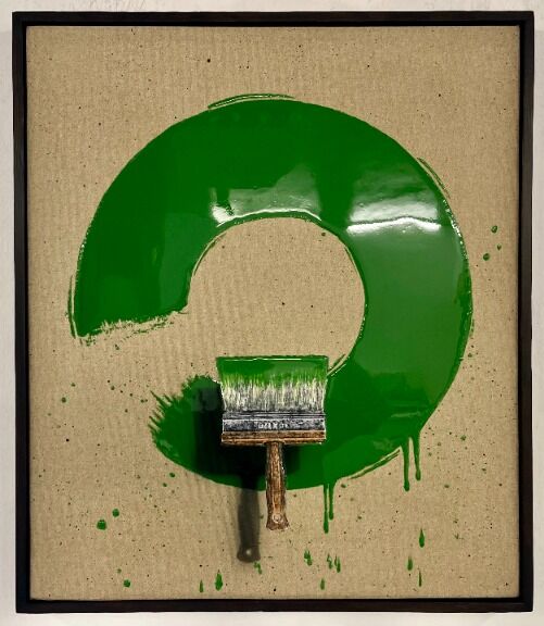 Evergreen Highway – Carl Smith, Mixed technique on Linen, Resin