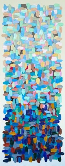 Thin Horizon – Shiri Phillips, Mixed media on canvas