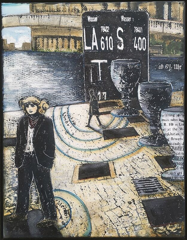After Thought – Carl Smith, Mischtechnik auf Leinwand auf Leinwand