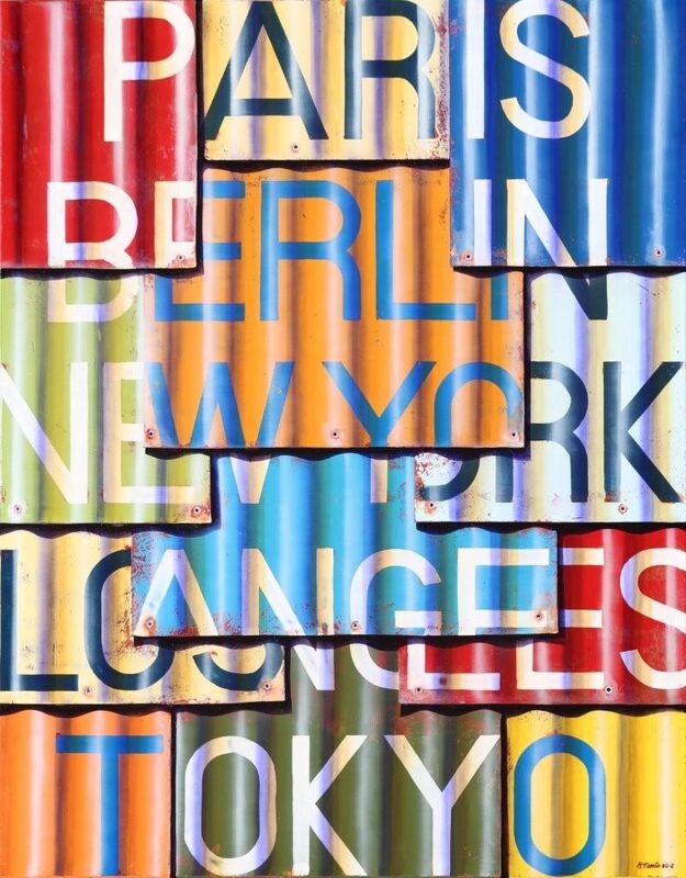 City that never sleeps – Ross Tamlin, Öl auf Leinwand
