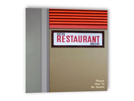 Kein Restaurant mehr 001 – Hartmut Kaiser