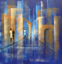 Soraya Louyeh: New Blue City Nr.3