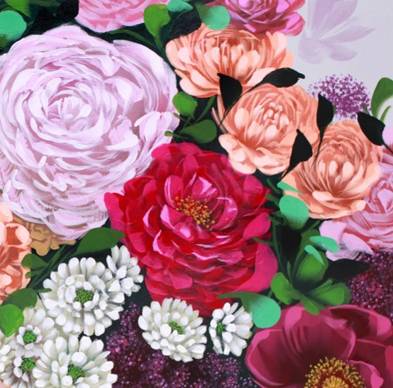 Sally K: Plum Peony