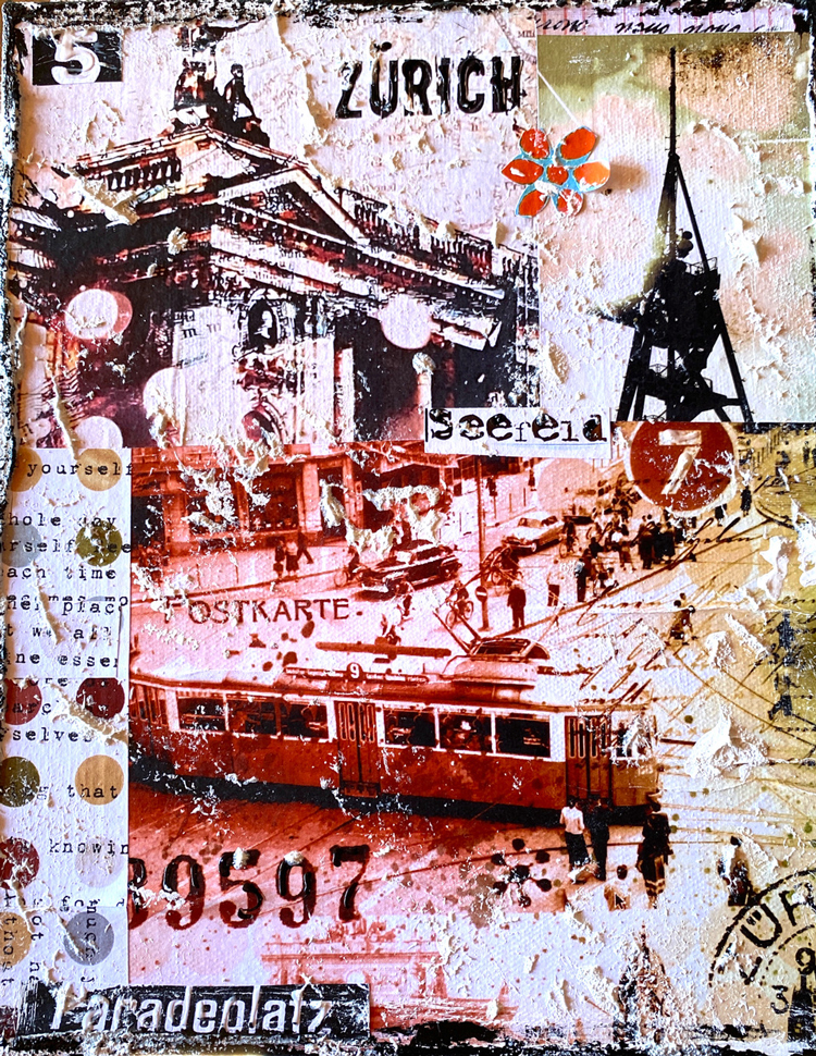 Zürich Collage Vintage 1430 – Marion Duschletta