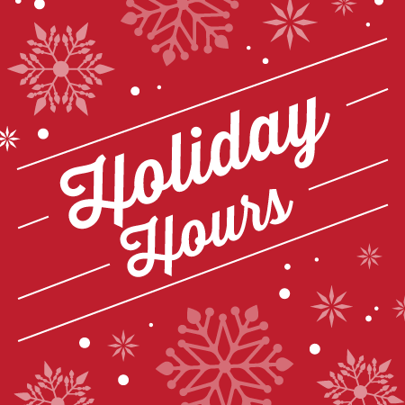 Holiday Opening Hours: December 20, 2023 - February 3, 2024