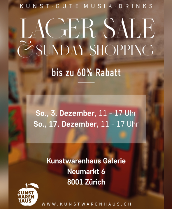 SUNDAY SHOPPING IN ZÜRICH: December 3, 2023 - December 17, 2023